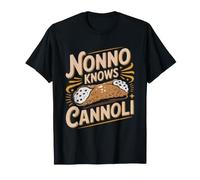 Italian Grandfather Nonno Cannoli Recipe Old World Family Camiseta
