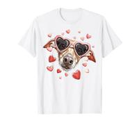 Italian Greyhound Dog Iggy - Gafas de Sol para el día de San Valentín Camiseta