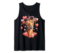 Italian Greyhound Dog Iggy - Gafas de Sol para el día de San Valentín Camiseta sin Mangas