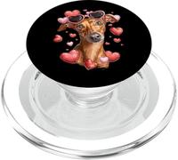 Italian Greyhound Dog Iggy - Gafas de Sol para el día de San Valentín PopSockets PopGrip para MagSafe