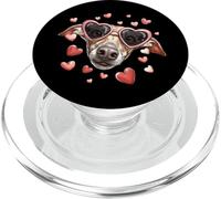 Italian Greyhound Dog Iggy - Gafas de Sol para el día de San Valentín PopSockets PopGrip para MagSafe