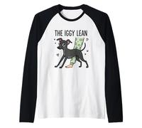 Italian Greyhound Iggy Lean Funny Dog Dueño Vida Camiseta Manga Raglan
