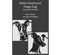 Italian Greyhound Puppy Dog Cross Stitch Pattern