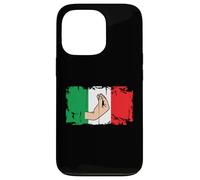 Italian Hand Gesture Italy Flag Funny Italiano Ma che vuoi? Carcasa para iPhone 13 Pro