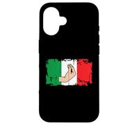 Italian Hand Gesture Italy Flag Funny Italiano Ma che vuoi? Carcasa para iPhone 16