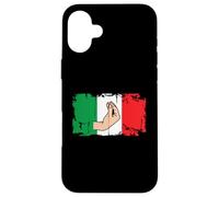Italian Hand Gesture Italy Flag Funny Italiano Ma che vuoi? Carcasa para iPhone 16 Plus