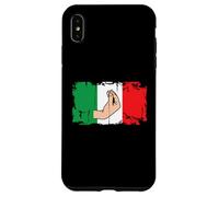 Italian Hand Gesture Italy Flag Funny Italiano Ma che vuoi? Carcasa para iPhone XS MAX