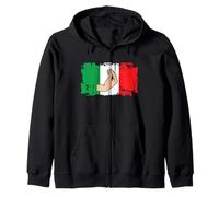 Italian Hand Gesture Italy Flag Funny Italiano Ma che vuoi? Sudadera con Capucha