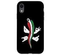 Italian Horn Italian Hand Gestures Carcasa para iPhone XR