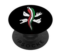 Italian Horn Italian Hand Gestures PopSockets PopGrip Adhesivo