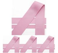 Italian Options Cinta de grogrén de 38 mm, cinta de color rosa antiguo resistente para lazos, bodas, manualidades, costura, accesorios para el cabello, envoltura de regalo, rollo de 38 mm x 10 m