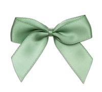 Italian Options Lazos de Cinta, Satén, Verde Salvia, 5 cm