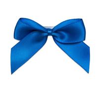 Italian Options Lazos de satén de 5 cm (autoadhesivos), paquete de 12 unidades, color azul real