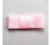 Italian Options Lazos planos de satén autoadhesivos, paquete de 12 unidades, 5 cm de ancho, color rosa pálido
