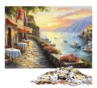 Italian Ports Puzzle Family Challenging Games 100% Recycled Cardboard Jigsaw Puzzle for Adult Children Birthday Present 38x26cm/1000pcs