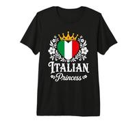 Italian Princess Italy Flag Proud Italian Girl Camiseta Premium
