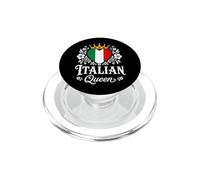 Italian Queen Italy Flag Proud Italian Woman PopSockets PopGrip para MagSafe