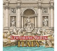 Italian Serenity | Adult Coloring Book of Landmarks, Food & Tradition: 50 Simple, Relaxing Pages with Gentle Intricate Patterns - Colosseum, Venice ... & Gelato (Adult Coloring Book. World Series.)