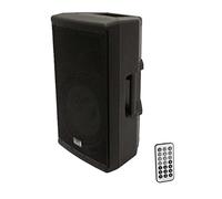 Italian Stage IS X212AUB - Altavoces Activos Bi-amplificados de 12'' y 800 W de pico con módulo Bluetooth multijugador, color negro