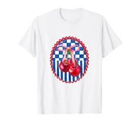 Italian Summer Cherries Coquette Coastal Botanical Decor Camiseta
