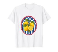 Italian Summer Lemons Beachy Coastal Botanical Decor Camiseta