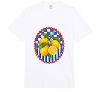 Italian Summer Lemons Beachy Coastal Botanical Decor Comfort Colors Adult Heavyweight T-Shirt