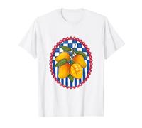 Italian Summer Mangos Fruit Beachy Coastal Botanical Decor Camiseta