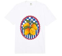 Italian Summer Mangos Fruit Beachy Coastal Botanical Decor Comfort Colors Adult Heavyweight T-Shirt