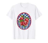 Italian Summer Pomegranate Fruit Beachy Coastal Botanical Camiseta