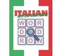 Italian Word Search: Large Print Italian crossword puzzles for adults, gifts for italians for relaxation and stress relief