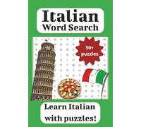Italian Word Search Puzzle book: Word searches with easy to read print about Italy, Italian words, Italian culture. Learn Italian words the fun way | ... | Gift for vacation, holidays, and for fun