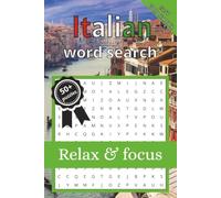 Italian Word Search Puzzle Book: Word Searches with Easy to Read Print about Italy, Rome, Italian Discovery and more I 6X9 inches, 110 pages I 50+ Puzzles … Gift for Vacations, Holidays and Free Times
