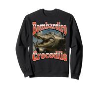 Italiana Brainrot Bombardino Crocodilo Sudadera