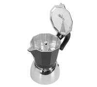 Italiana de Aluminio de 300 Ml, Diseño Octogonal, Base Amigable con Inducción, Estética Moderna