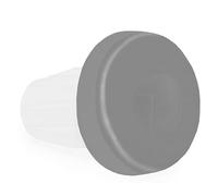 ITALIANA FERRAMENTA - PARAGOLPE BI-MATERIAL BI AG.5 ANTRACITA FRENTE DE GOMA, CUERPO DE PLASTICO.