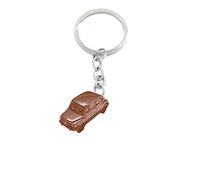 Italiano 600 ref65 3D COBRE EFECTO FULL CAR en un llavero de anillo dividido