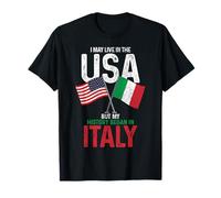 Italiano americano Mi historia comenzó en Italia Orgullo Vintage Camiseta