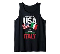 Italiano americano Mi historia comenzó en Italia Orgullo Vintage Camiseta sin Mangas