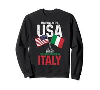 Italiano americano Mi historia comenzó en Italia Orgullo Vintage Sudadera