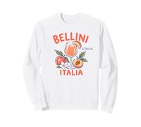 Italiano Bellini Peach Cocktail Coastal Resort Tema de Viaje Sudadera
