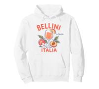 Italiano Bellini Peach Cocktail Coastal Resort Tema de Viaje Sudadera con Capucha