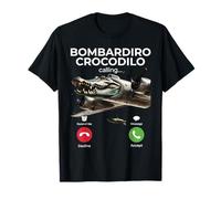 Italiano Brainrot 2026 Bombardiro Crocodilo Llamada Telefónica Meme Camiseta