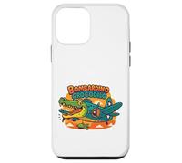 Italiano Brainrot Bombardino Crocodilo Meme Design Carcasa para iPhone 12 mini
