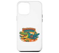 Italiano Brainrot Bombardino Crocodilo Meme Design Carcasa para iPhone 12 Pro Max