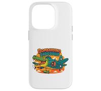 Italiano Brainrot Bombardino Crocodilo Meme Design Carcasa para iPhone 14 Pro