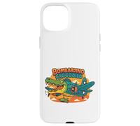 Italiano Brainrot Bombardino Crocodilo Meme Design Carcasa para iPhone 15 Plus
