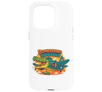 Italiano Brainrot Bombardino Crocodilo Meme Design Carcasa para iPhone 15 Pro