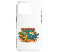 Italiano Brainrot Bombardino Crocodilo Meme Design Carcasa para iPhone 16 Pro
