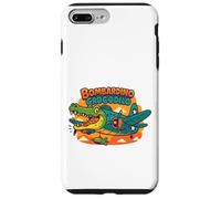 Italiano Brainrot Bombardino Crocodilo Meme Design Carcasa para iPhone 7 Plus/8 Plus