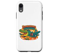 Italiano Brainrot Bombardino Crocodilo Meme Design Carcasa para iPhone XR